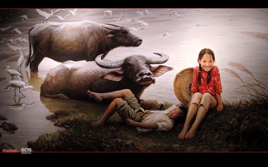 李自健油画作品欣赏