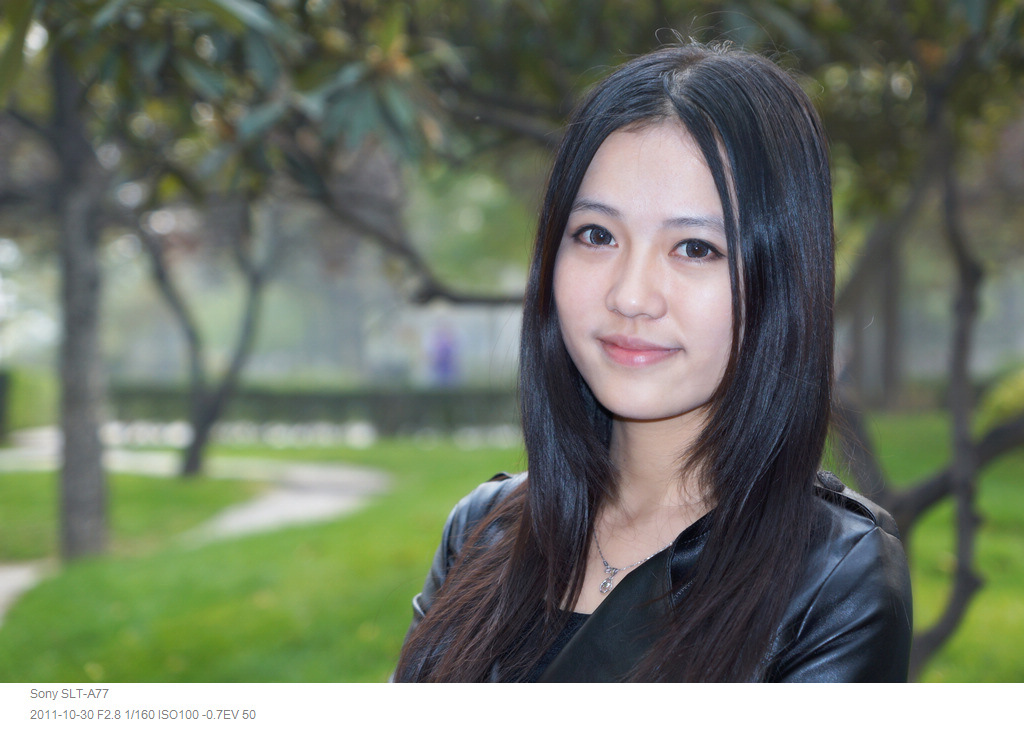 a77调整各种内置参数试拍不同风格的人像_索尼a系列
