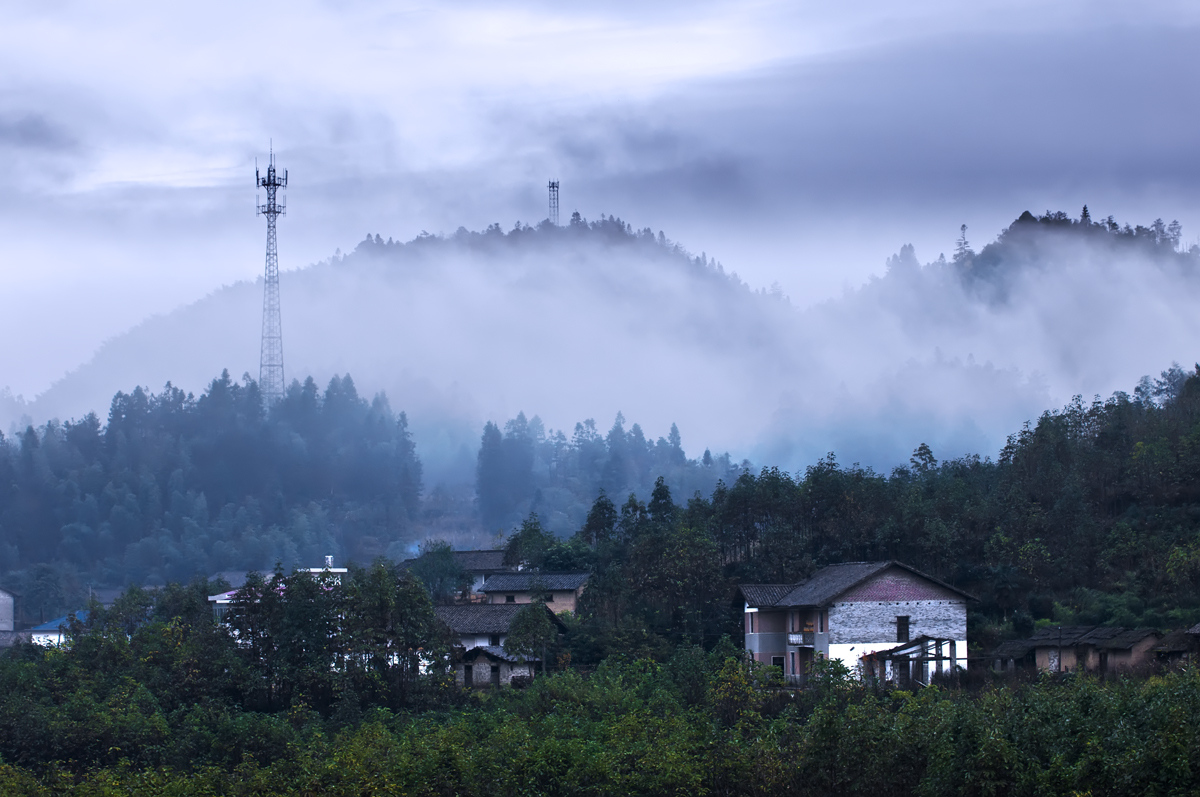 烟雾缭绕萝卜山----炎陵印象之一_长沙摄友会论坛_太平洋电脑网产品论坛