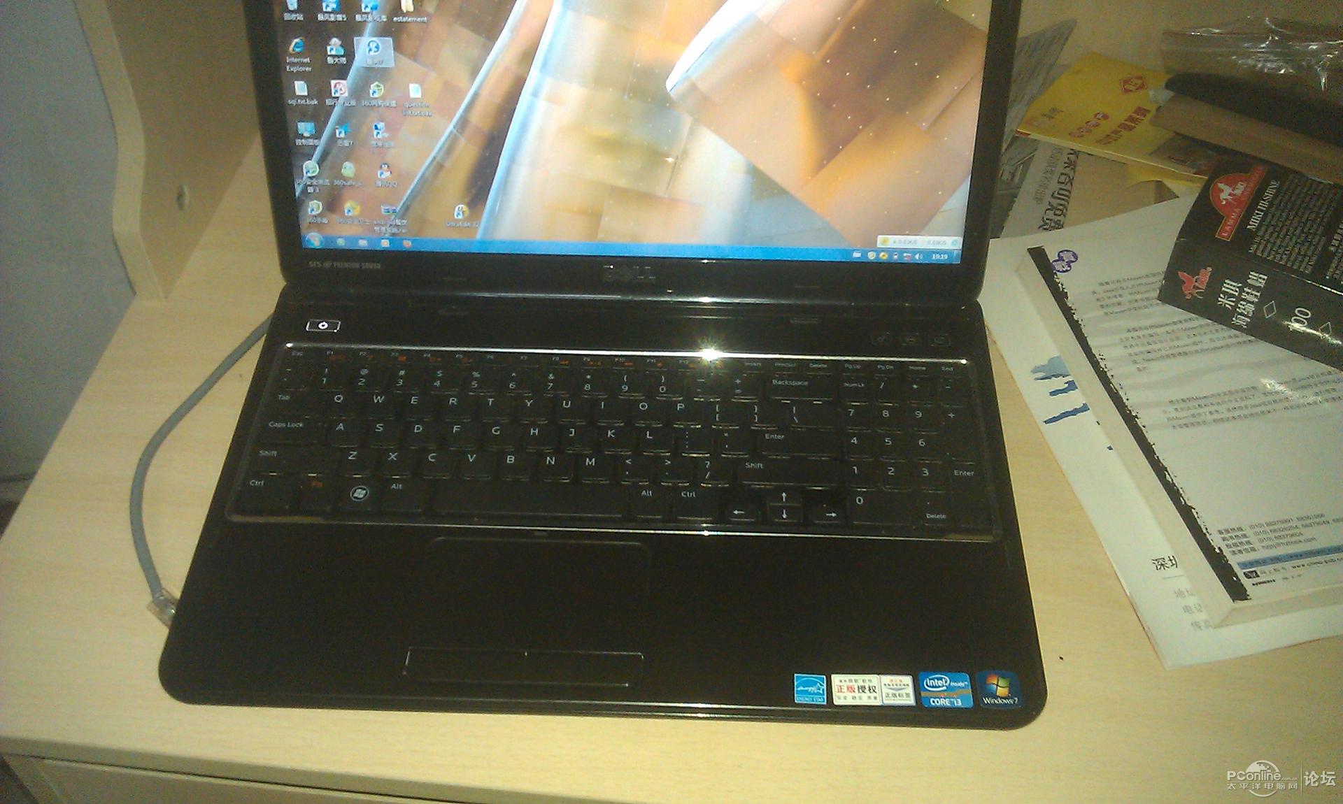 自用半年dell inspriron n5110,i3,4g内存-320g