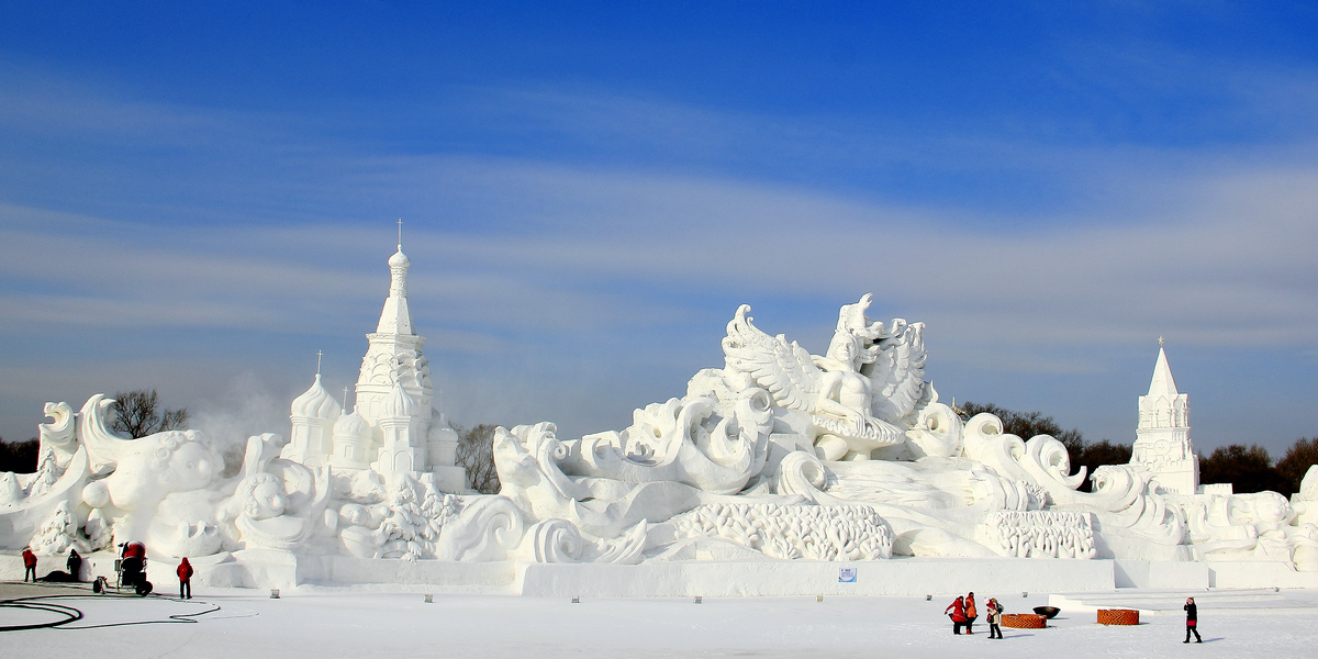 哈尔滨冰雪艺术---雪雕