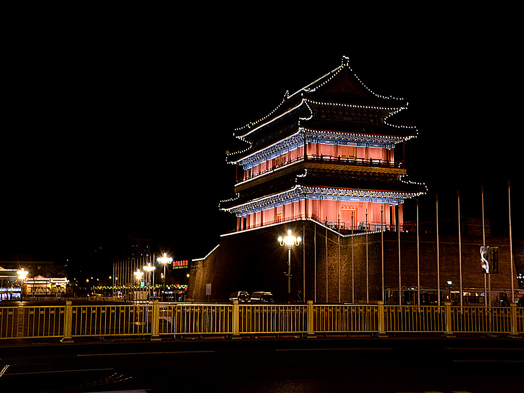 正阳门夜景