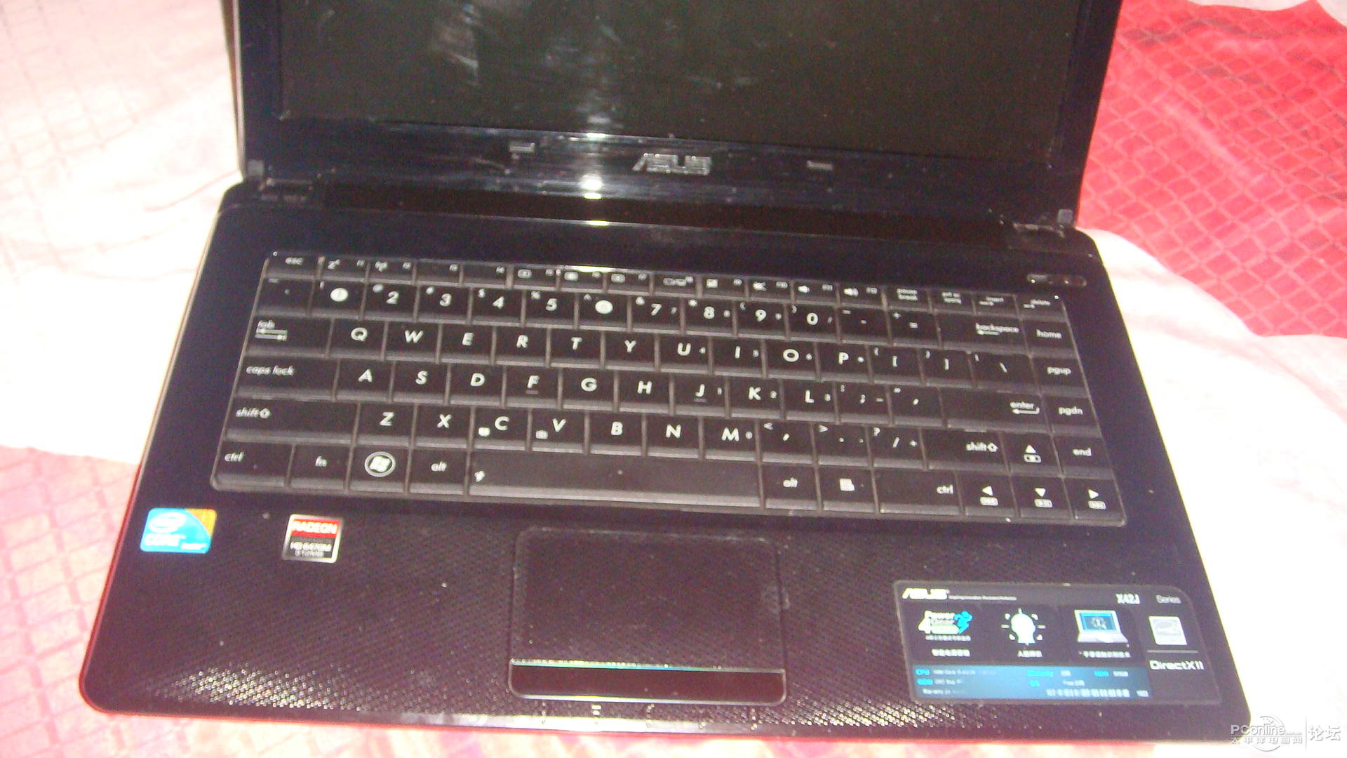 卖华硕I5的笔记本电脑,型号是X42J