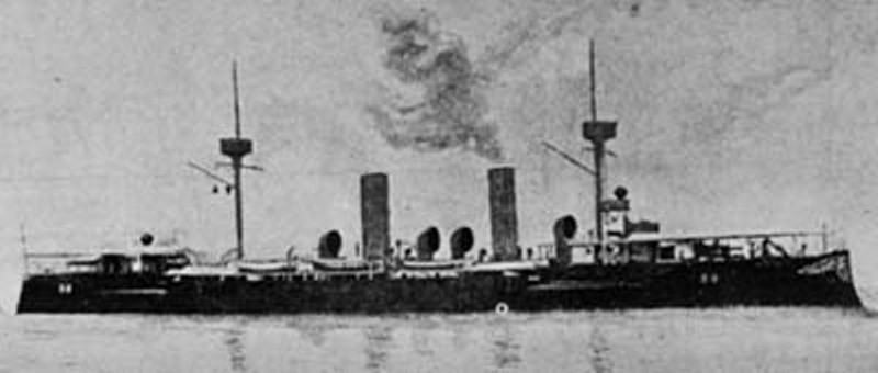 摄影综合论坛 正文 收藏  8 这是清政府购于德国的巡洋舰"海琛"号,一