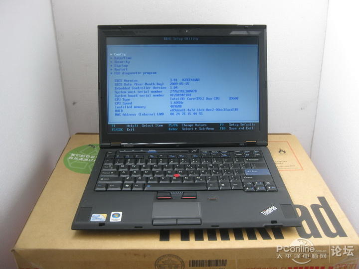 顶配ThinkPad X301酷睿2双核SU9600\/128G固