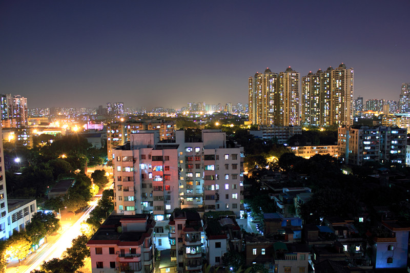 晚上广州风景