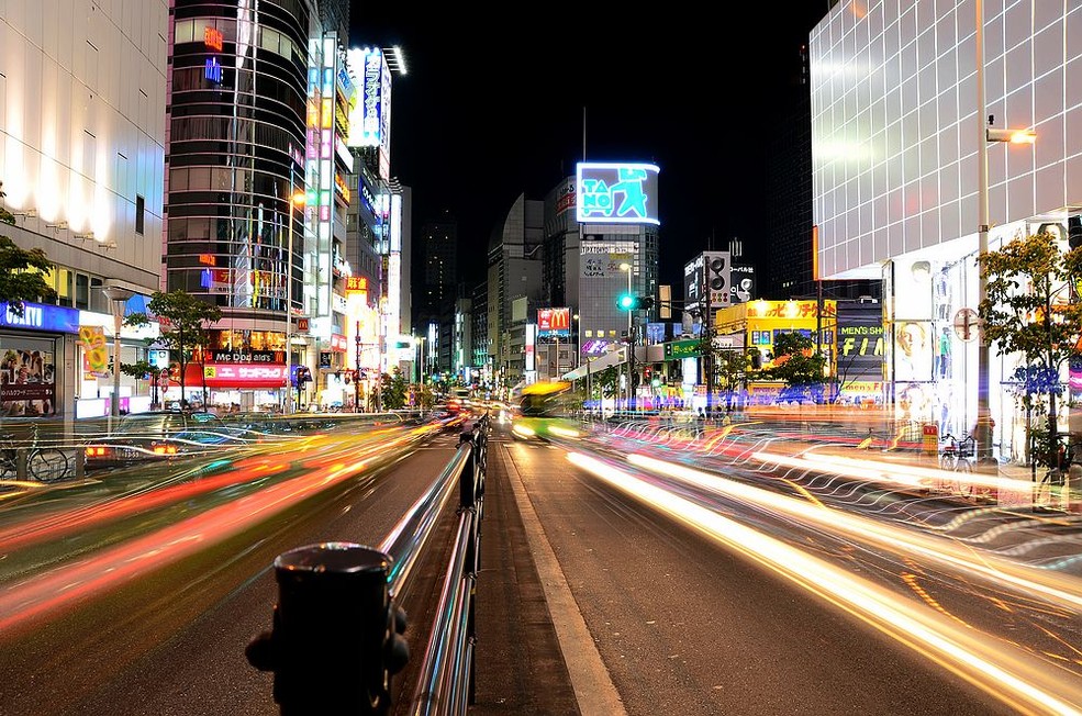 新宿西口夜景