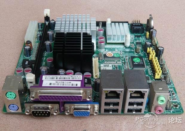 凌动atom n270 双网卡 4 com口 lvds mini itx 主