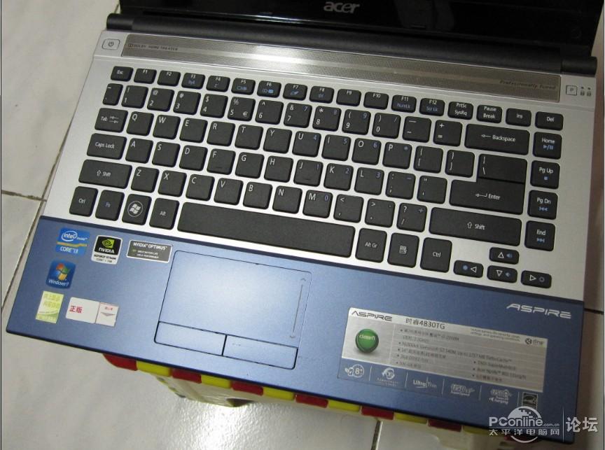 金色华硕A43S~宏碁金属轻薄4830带GT540独