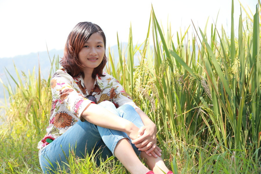 桂林山水与美女
