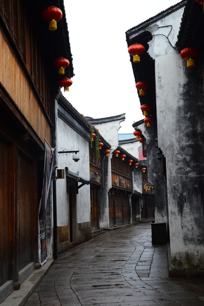 雨中随拍江南小镇