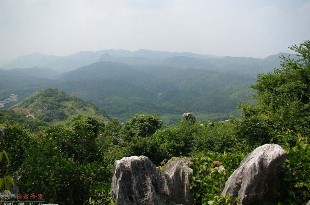 江西乐平怪石林风光