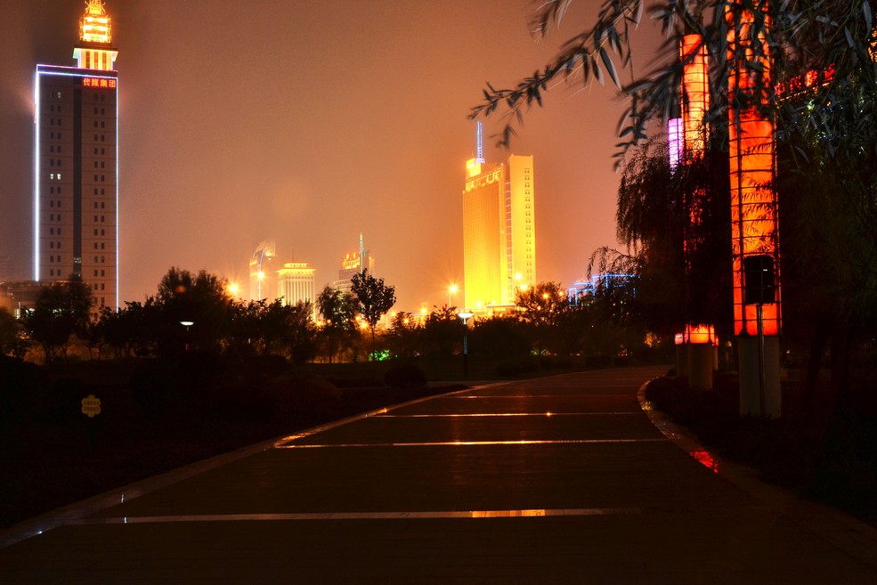 滨州夜景(2011年国庆拍摄)