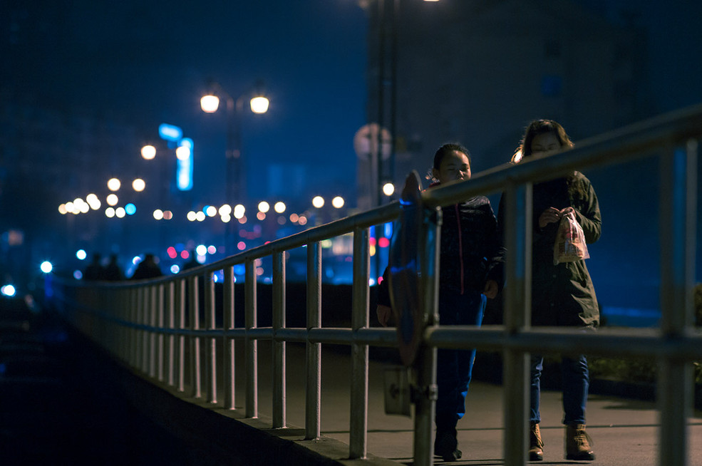 夜晚的街头,你觉的清冷吗!