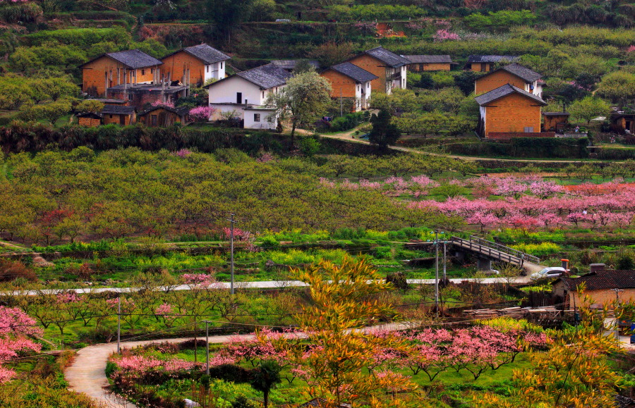 =美丽山村=