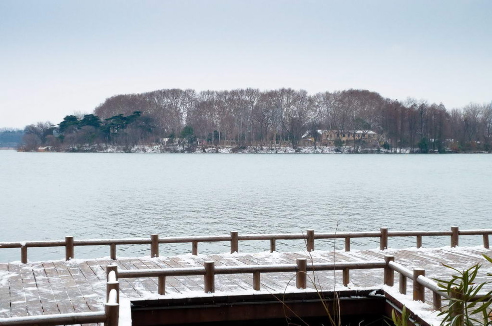 雪景玄武湖