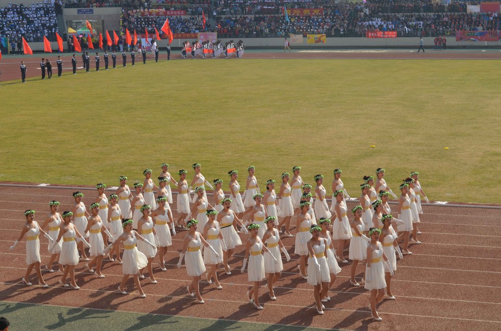河南省郑州大学2013年阳光体育运动会开幕式