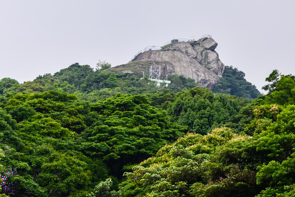 罗浮山的索道及山顶俯瞰------博罗游拍2(9p)