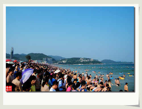 人山人海,排山倒海---深圳大梅沙