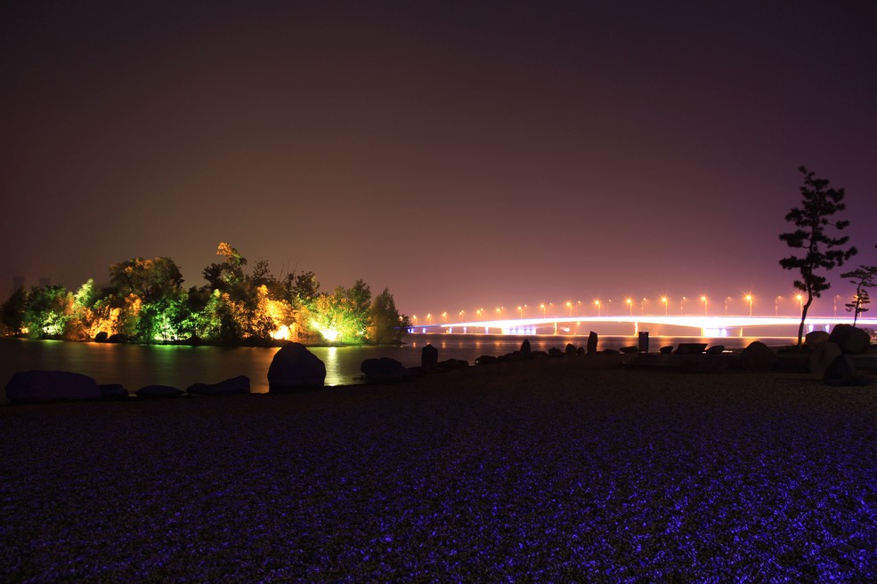 龙湖公园夜景