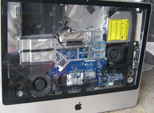 拆机新款苹果一体机 A1225 24寸双核电脑,就液