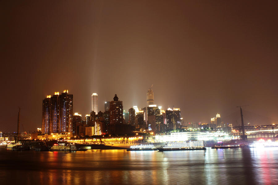 【第一次拍夜景,重庆南滨路,请各位老师多指点