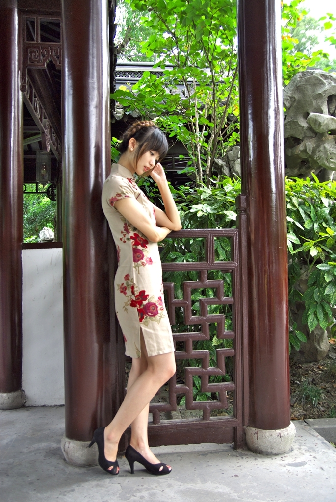 桂林公园拍旗袍