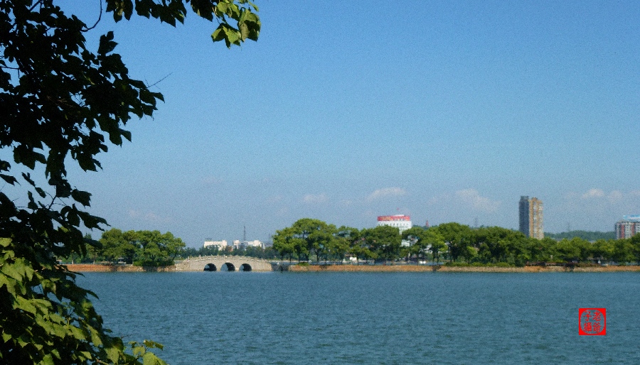 铜陵天井湖风光