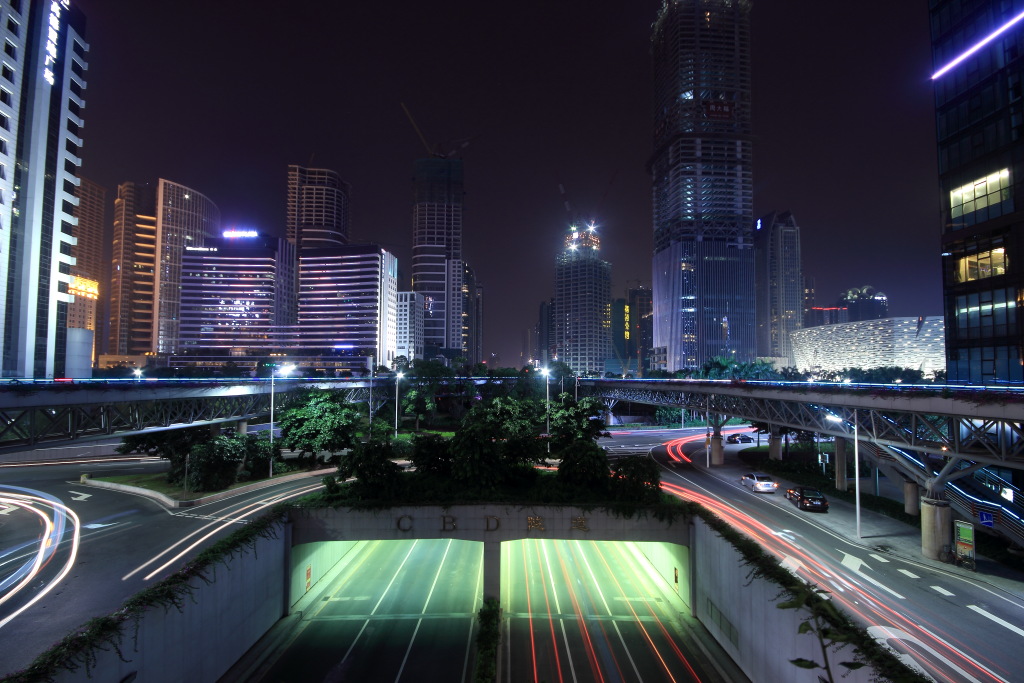 广州珠江新城夜景