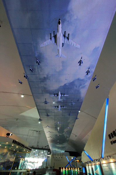 【中国航空博物馆山洞展厅摄影图片】风光旅游