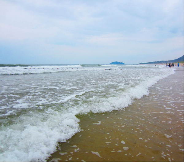 月亮湾,大爱的海和沙滩.【阳江沙扒湾】