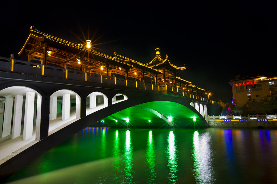 扬州古运河夜景(之一)
