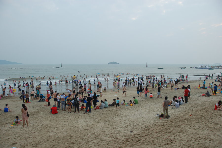 【国庆节游沙扒湾,漫游海滩的快乐洗去了高速