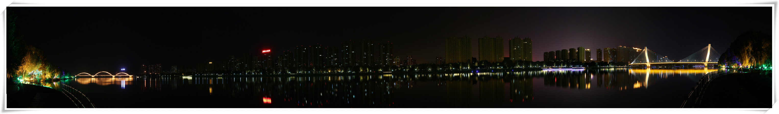 沈阳夜景————桥.(附有全景图)