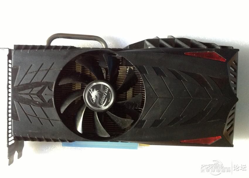 七彩虹 雷暴鲨 550ti d5 1024m一张