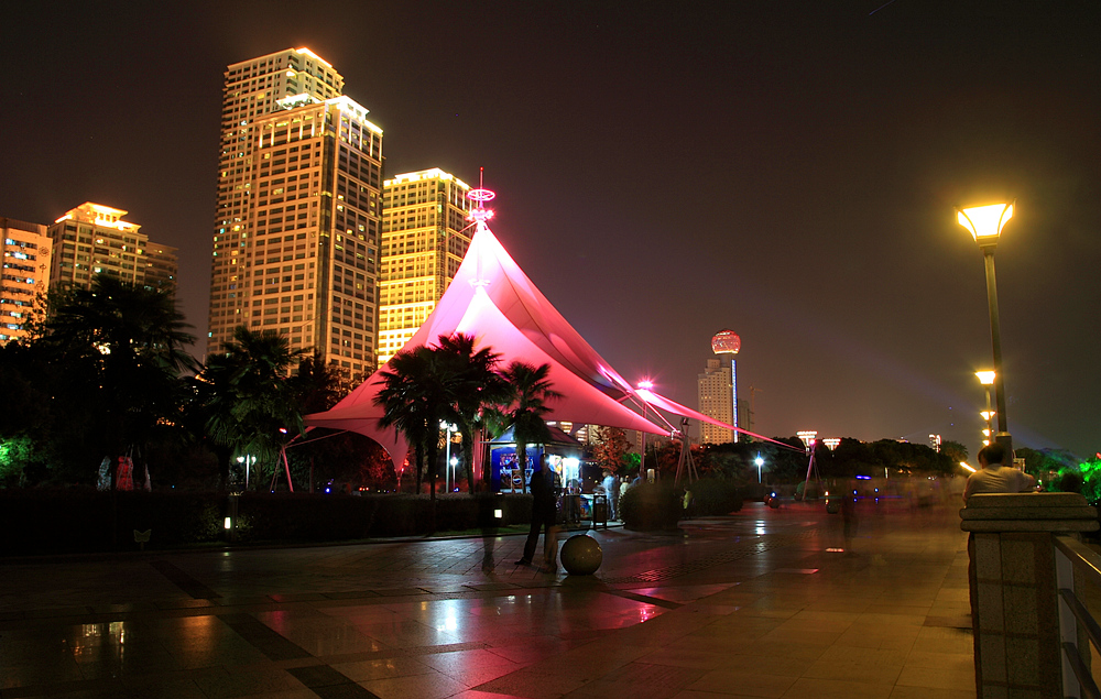 汉口江滩夜景