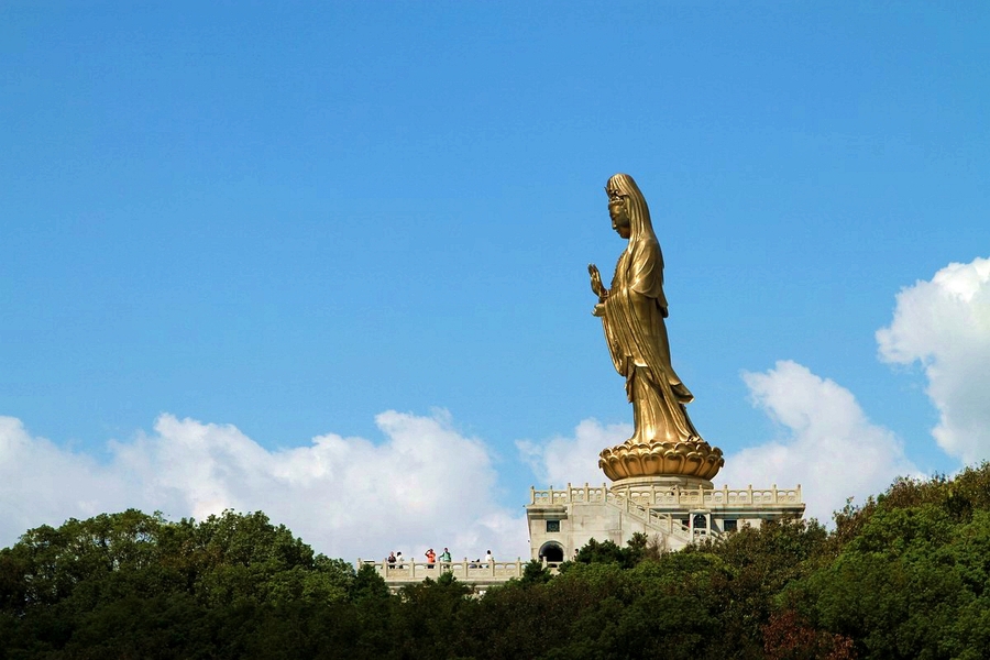 【普陀山南海观音摄影图片】风光摄影_太平洋电脑网摄影部落