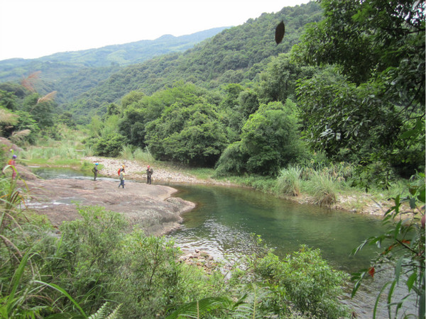 2013年6月22日福州永泰莒溪源头穿越到莒溪景区