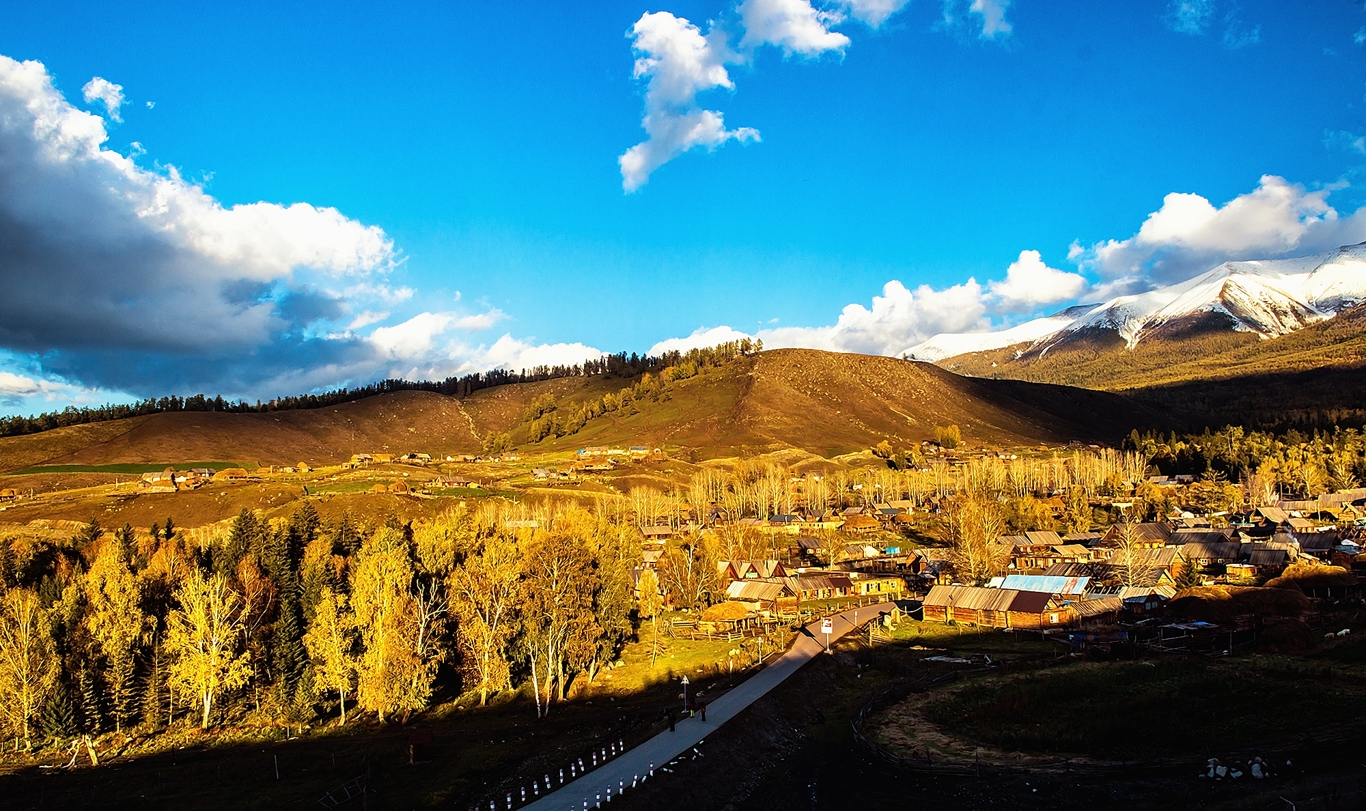新疆白哈巴村风景图片素材-编号25886936-图行天下