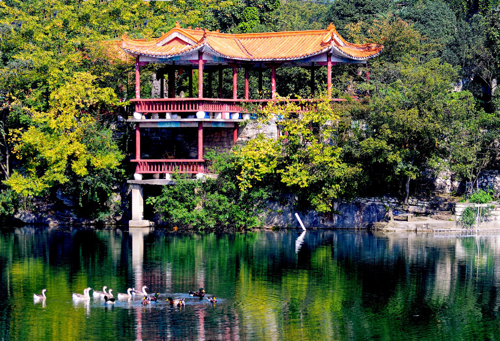 贵阳花溪板桥水库小景