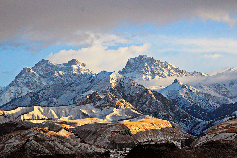 【祁连山雪景(一)摄影图片】风光旅游摄影