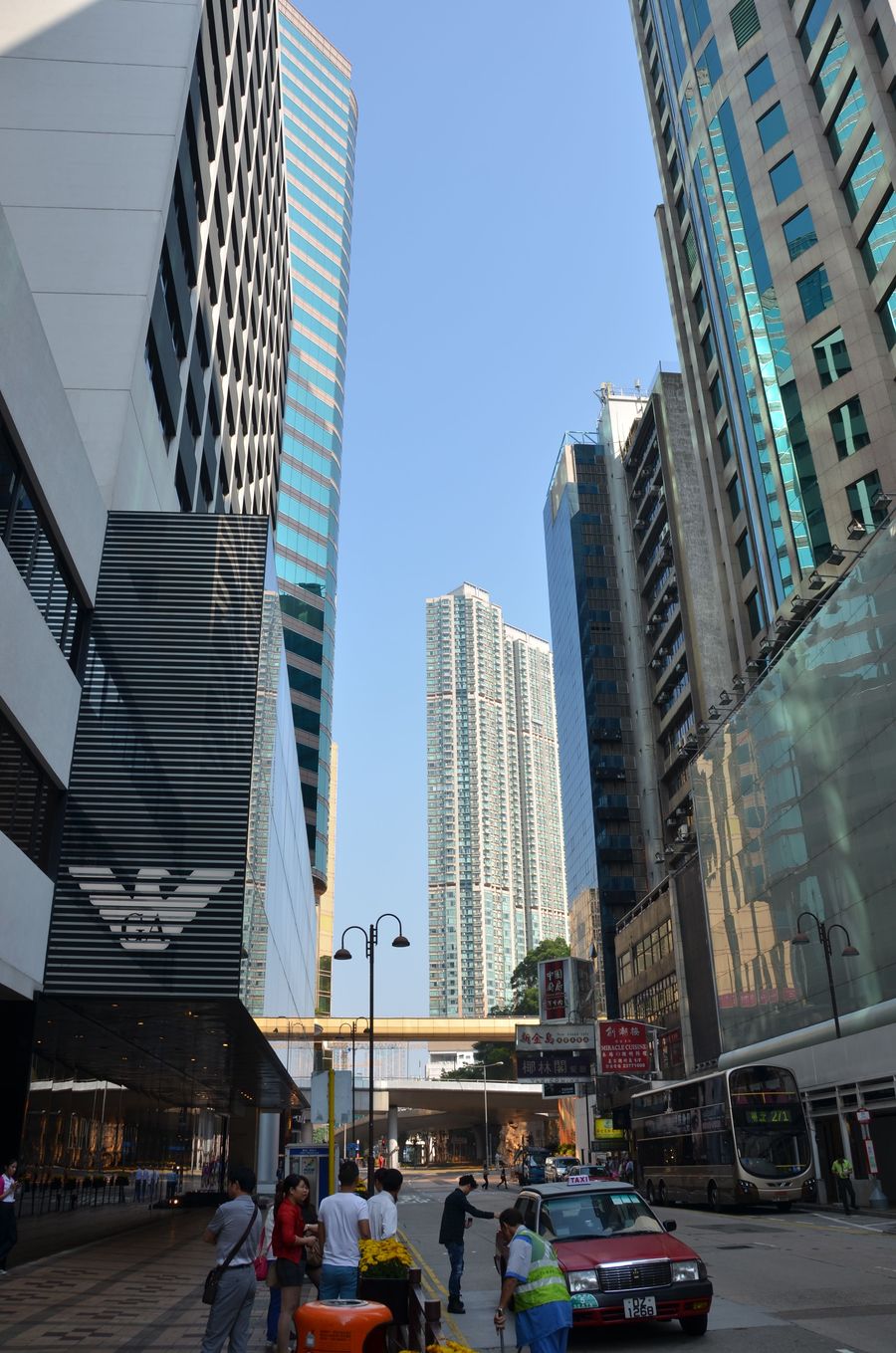 【香港旅游拍摄的香港街景、高楼及城市市景摄