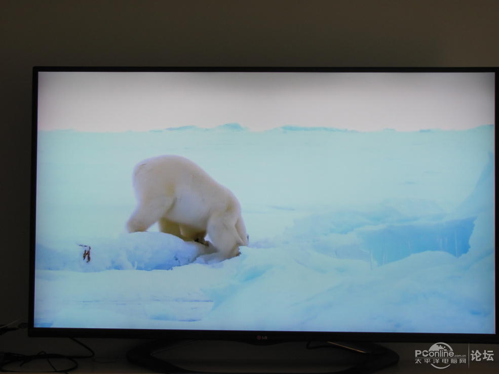 LG 55LA6600 屏幕上部发暗_液晶电视和等离子