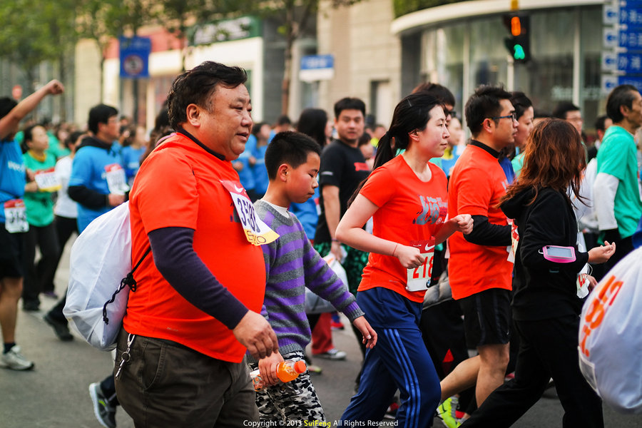 【上海马拉松赛的第18年摄影图片】生活摄影