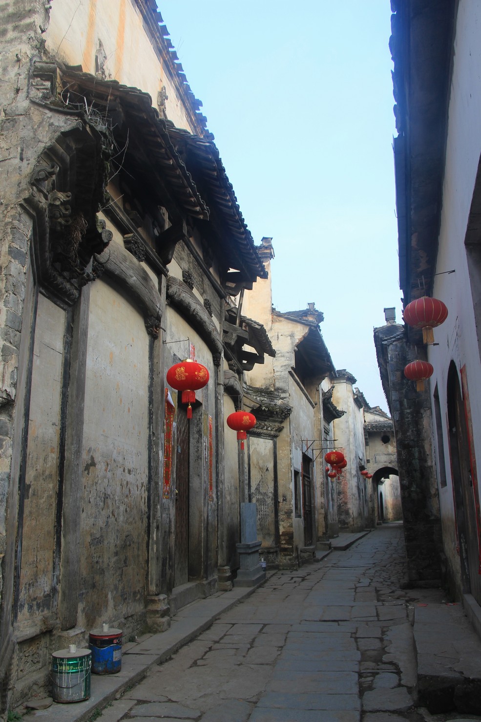 徽州呈坎村秋景--学习摄影的开始