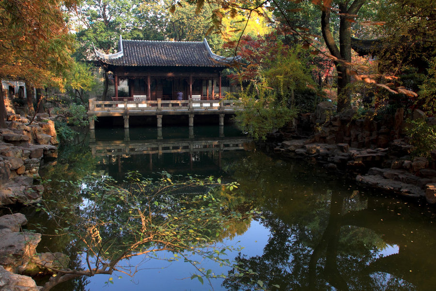 园林风景 上海豫园