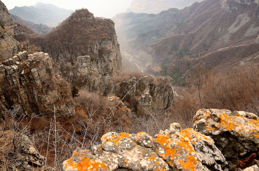 冬季的的太行山