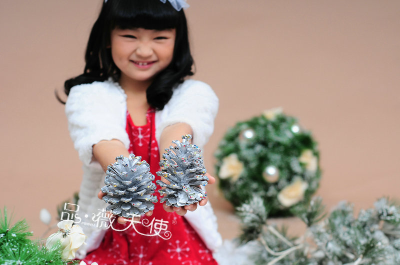 【圣诞快乐!小公主!晒晒青岛儿童生日照摄影图