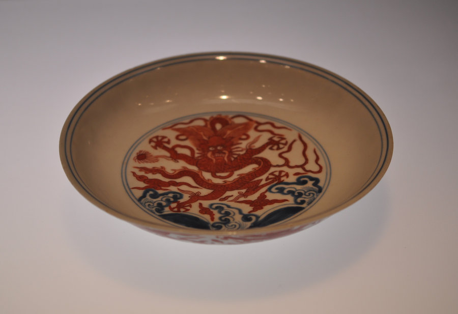 中国国家博物馆游记(二十二)_中国古代瓷器艺术(7)_釉下彩艺术(2_明代