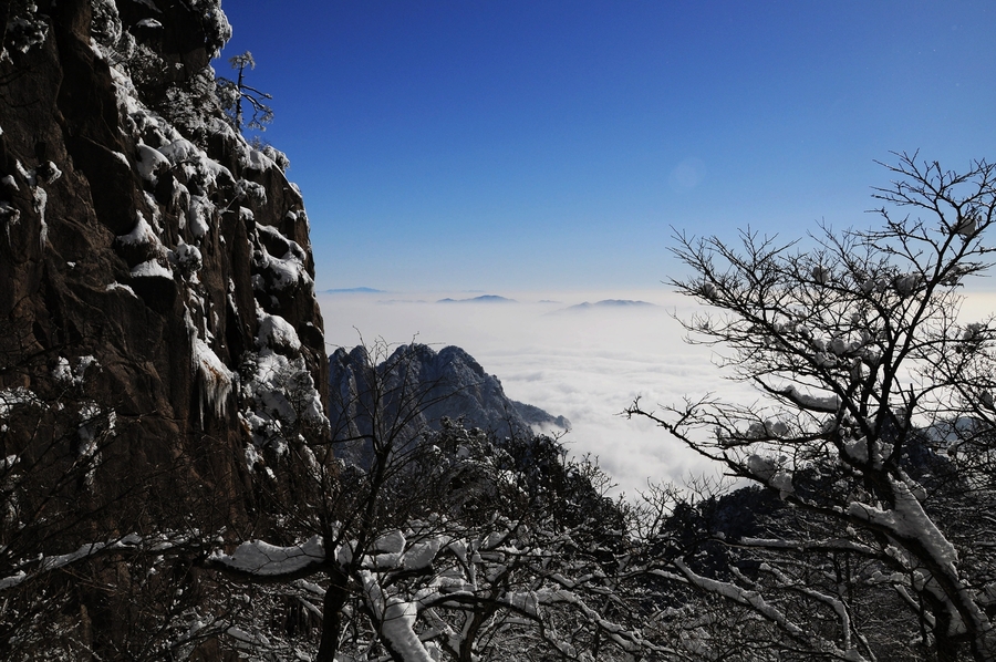 冬季黄山